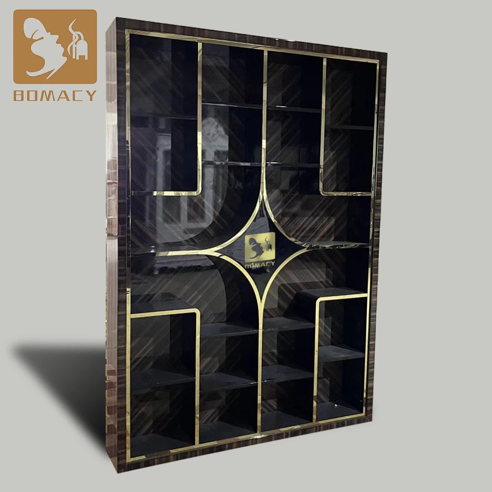 Holographic Film showcase Stand Cosmetic Make up Beauty Supply Store Hair Display Cabinet Good Brand bar Table Nail Rack