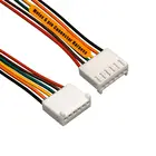 custom molex female connector 2.54mm pitch 6 pin housing terminals adapter 24awg cable assembly harness