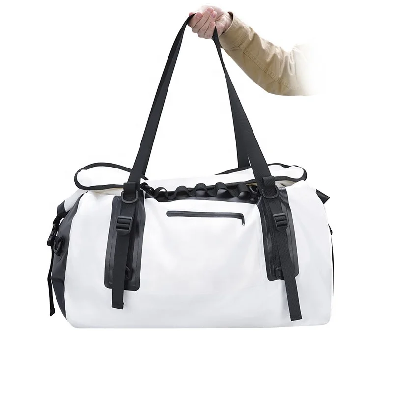 60L Big Size PVC Tarpaulin IPX6  Waterproof Dry Backpack Duffel Bag for Camping  Hiking Travel