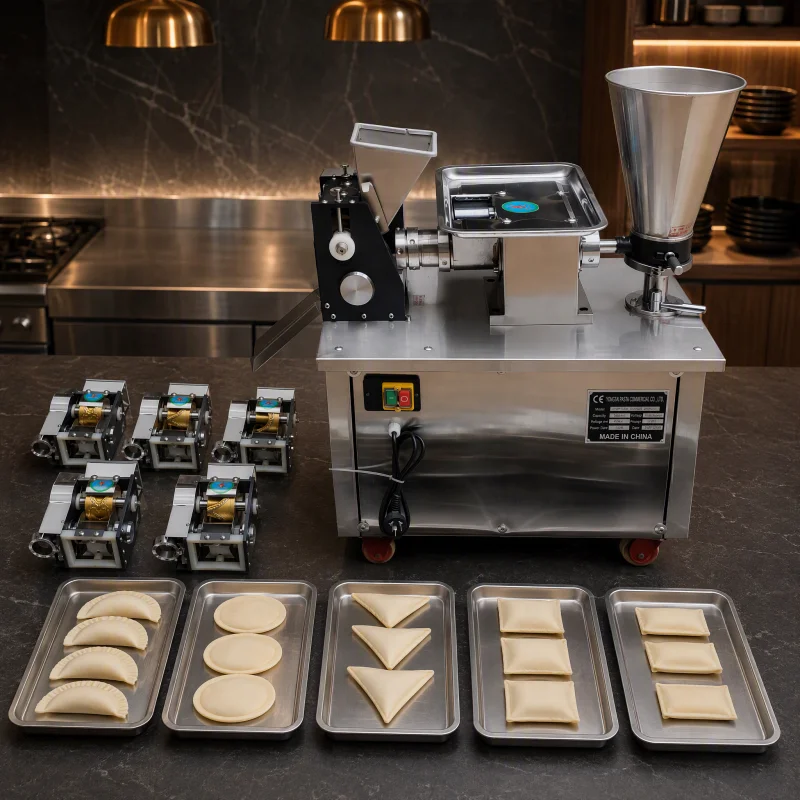 15cm Large Size Automatic Meat Pie Jamaican Patty Machine Dumpling Maquina De Empanadas Tortellini Ravioli Samosa Making Machine