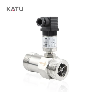 KATU Factory Sold FM100 Electronic Turbine Flow Sensor Meter for Easy Installation