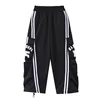 One-piece  black overalls trousers