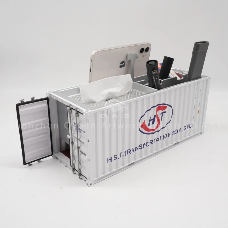 Yang Ming 20GP Shipping Container Tissue Box, crafted from premium ABS material with exquisite detail restoration of Yang Ming container features. Fully customizable with logos/colors, perfect as business gifts for freight/logistics partners. Multifunctional storage design, industrial style decor for office & home, durable and practical factory direct supply.Amber@vesselmodel.com Tel: +86 18038048785