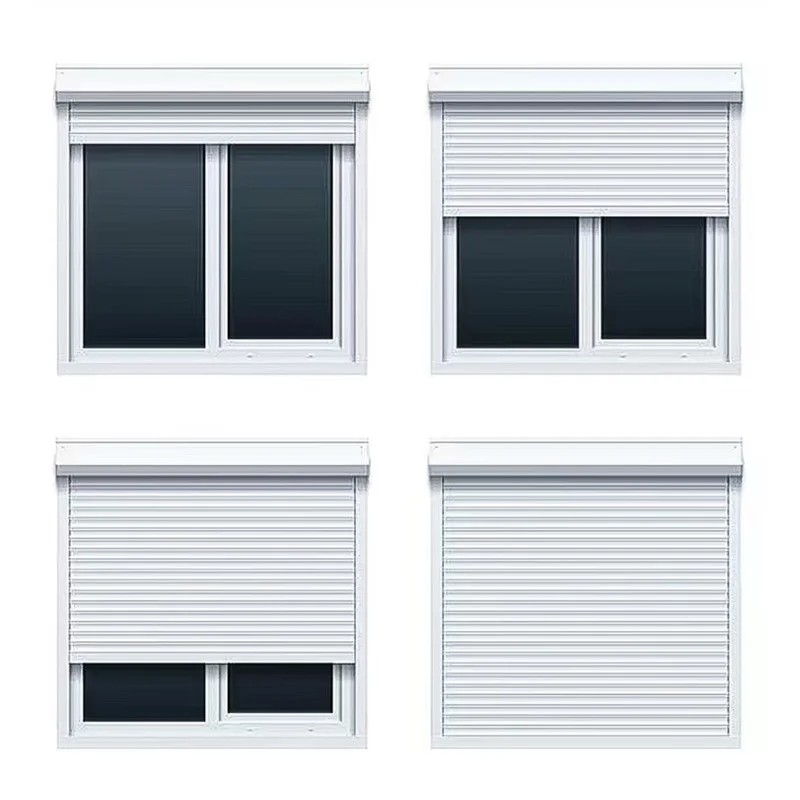 Automatic Security Aluminium Metal Rolling Roll Up Shutter Window, Hurricane Storm Aluminum Sound Proof Roller Shutters factory