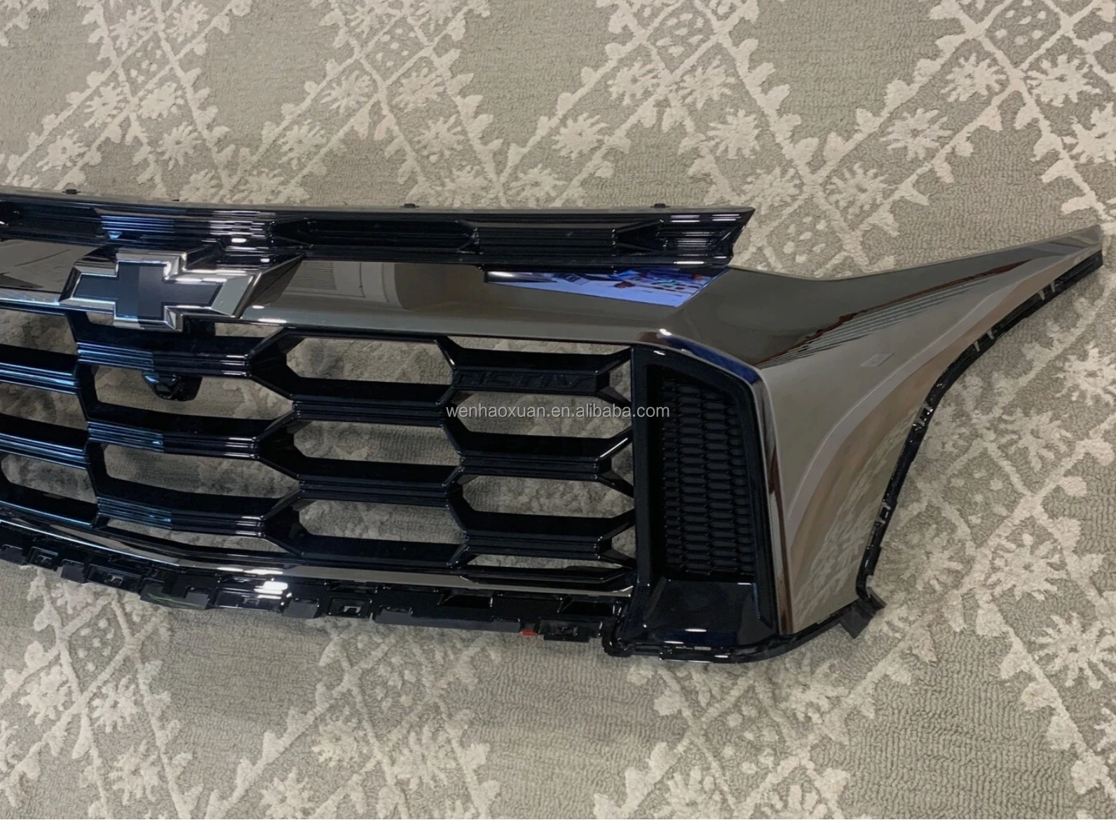 Fits 2019 2020-2022 Chevrolet Blazer Front Bumper Grille Black Chrome