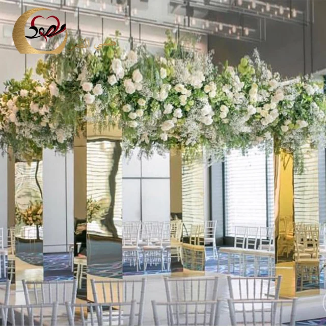 SIDIXUAN TD010 Romantic Elegant High Quality Stainless Steel Wedding Arch Backdrop Stand for Wedding/Banquet/Hotel Party - Image 5