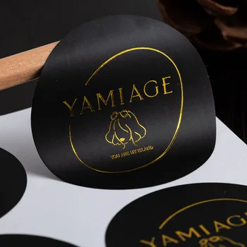 Gold Stamping,Custom Personalized Adhesive Vinyl Label Stickers For ...