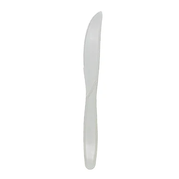Factory Price Party Disposable Spoons Forks Knives Organic Cutlery Set  Eco Friendly 8Inch Lightweight Knife