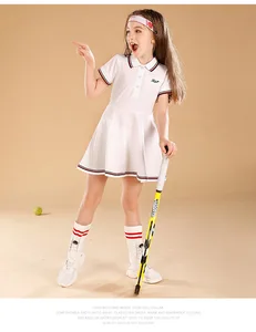 Girl Summer Sweet  O-NeckCotton Short Sleeve A-Line Dress  Eco-Friendly Kids Clothing