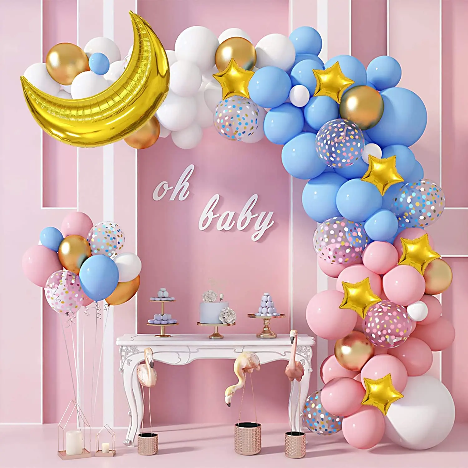 Baby Shower Gender Reveal Its A Girl Balloon Set Baby Shower Decoration Birthday Party Premium Party Depot