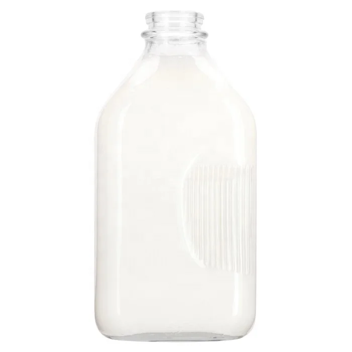 64 oz. Half Gallon Glass Milk Bottle, 48mm 48-Snap