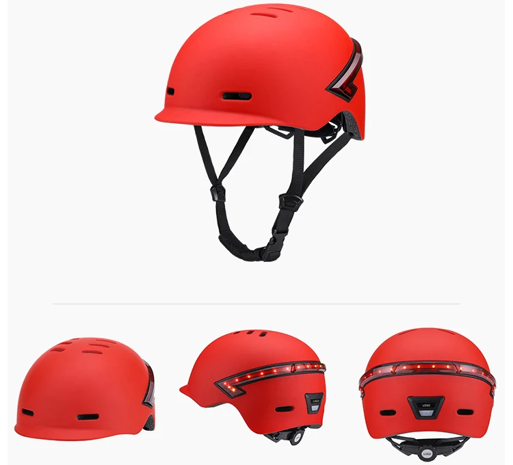 Urban Commute Smart Helmet Headlight Bicycle Helmet Mtb Road Cycling Rear Light Helmets With Usb