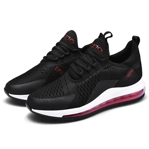 High-quality Men's Autumn Sports Shoes Air Cushion Shock-absorbing Mesh Breathable Running Shoes