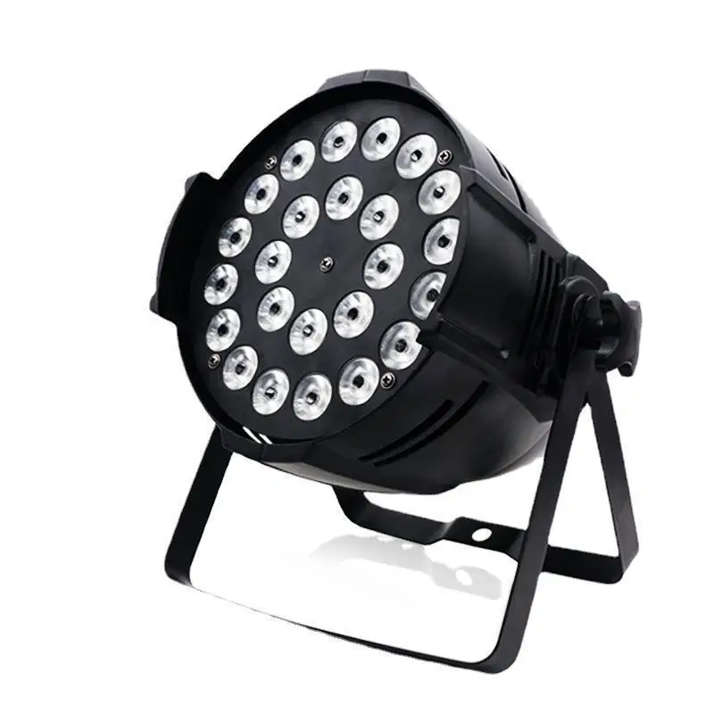24 18W Lucerna LED toticolor Par, regula voce, illuminatio pro KTV, taberna, scenae, transmissio transfrontaliera, quattuor-in-uno, lumen plenum nuptiarum, scena