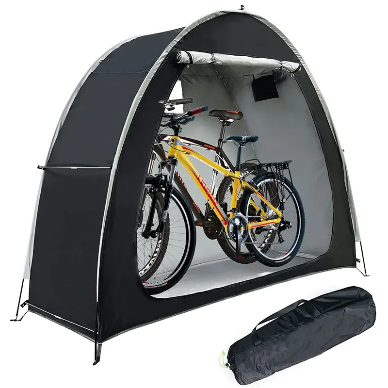 Outdoor Bike Storage Tent Waterproof Portable Bicycle Shed 2 Bikes for Outside Garden Shelter