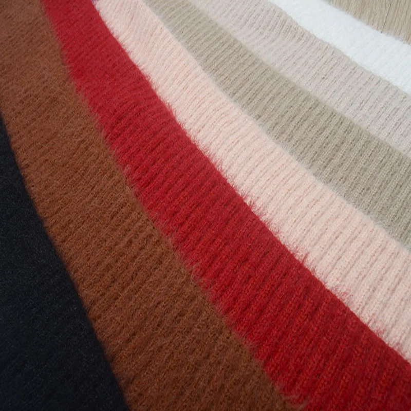 
Шерстяные ребристые манжеты для свитера и шеи, аксессуары для одежды из эластичной нити 