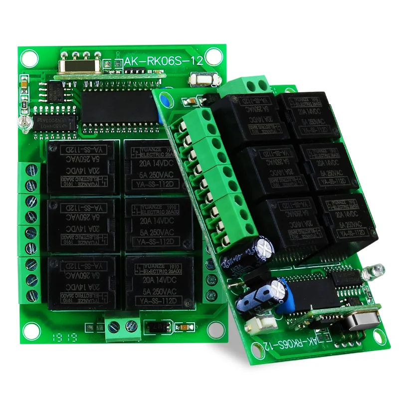 DC 12V 6 Channel Multi-Functional Universal Relay Receiver