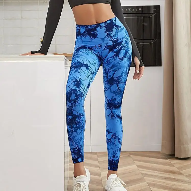 product sexy leggings tie dye floral women tie dye sports workout fitness yoga pantsbreathable para mujer push up tie dye leggins-62