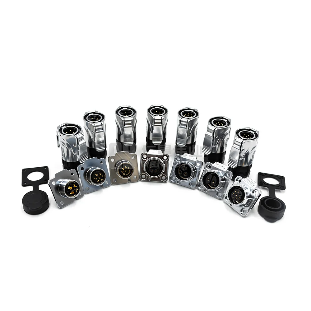 LP16 M16 LED Outdoor Lighting Waterproof Industrial Aviation Connector Electrical Plug and Socket