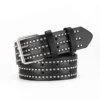 3 rows of rivets + star punching -Black