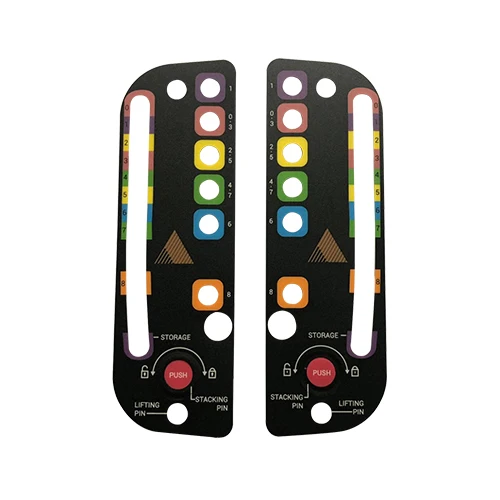 Пользовательская клейкая наклейка lexan, наклейка, передняя панель управления