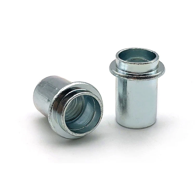 China Factory Oem Odm Fastener Customized Flat Head Hexagon Round Hex Through hole Brass Stainless Steel Blind Rivet Nut