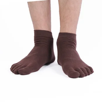 Wholesale high quality short polyester nylon unisex five toe socks ankle cotton women sports custom men five finger socks