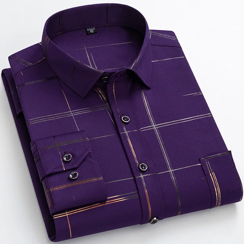 2022 Fashion Business Plus Size Shirts Male Custom Polyester Shirts ...