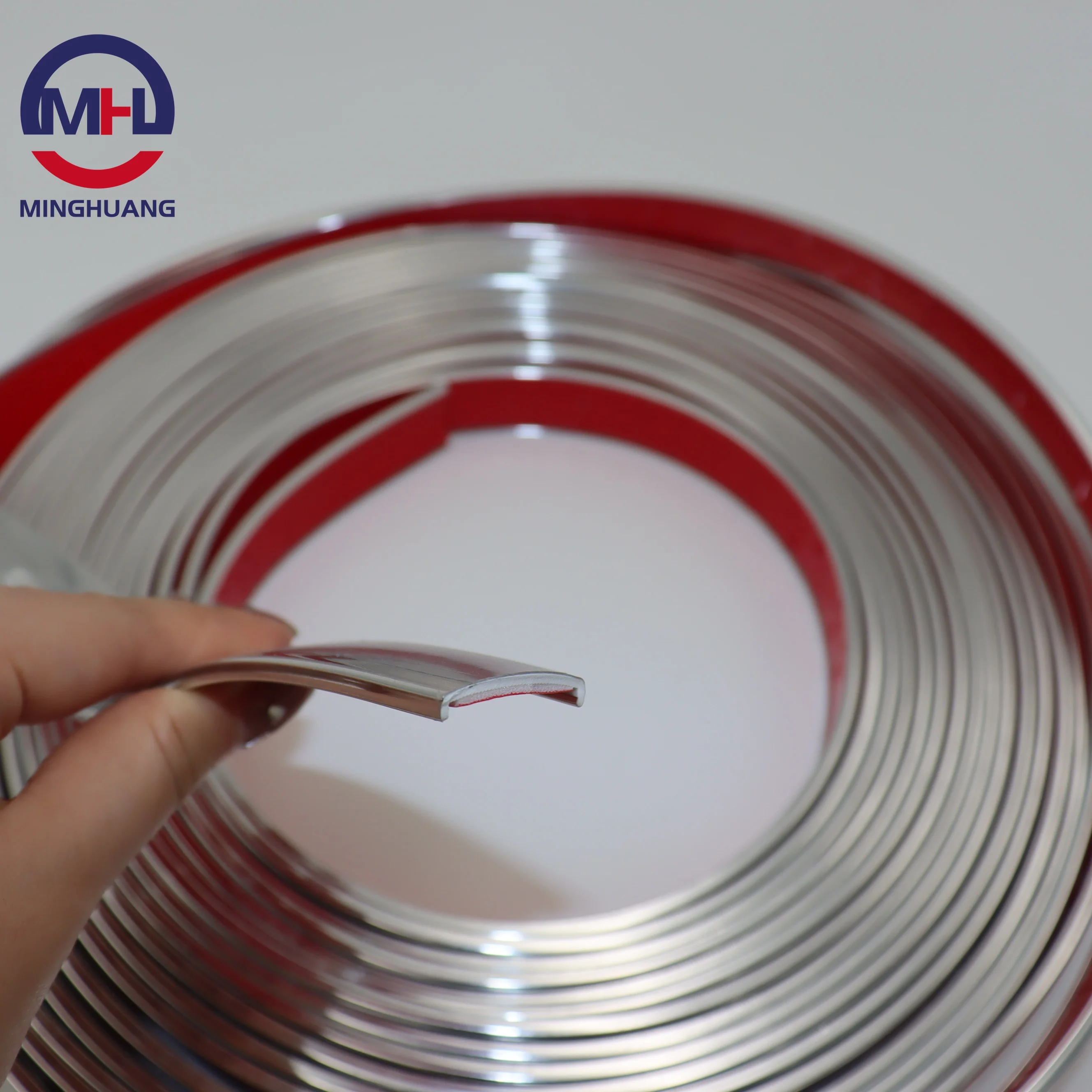 Self Adhesive Flexible Pvc Edge Banding Strip Sealing Tape For