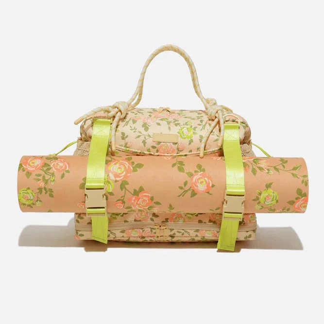 Women Luxury Print Travel Sports Shoulder Carry-on Weekend Tote Gym Duffle Bag With Shoe Compartment