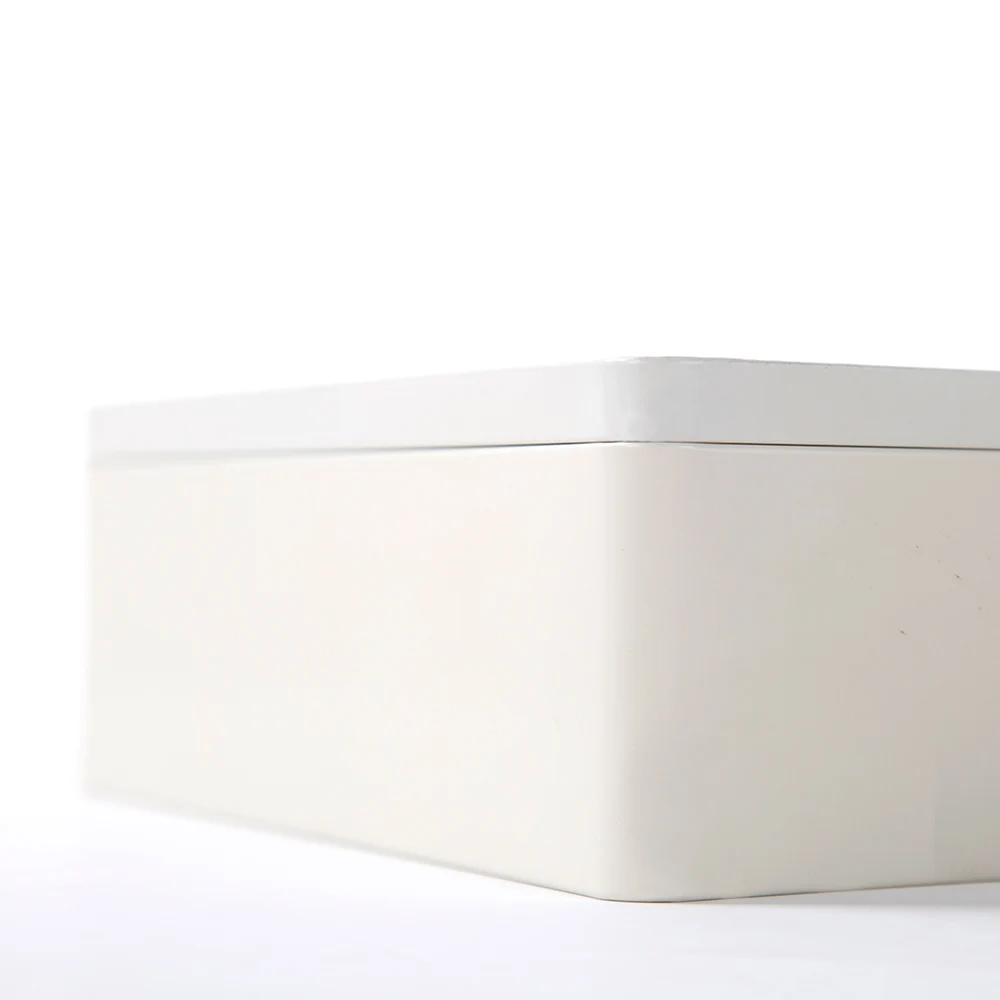 Прямоугольная пустая жестяная коробка высокого качества, Подарочная коробка для ювелирных изделий и хранения, Домашний Органайзер