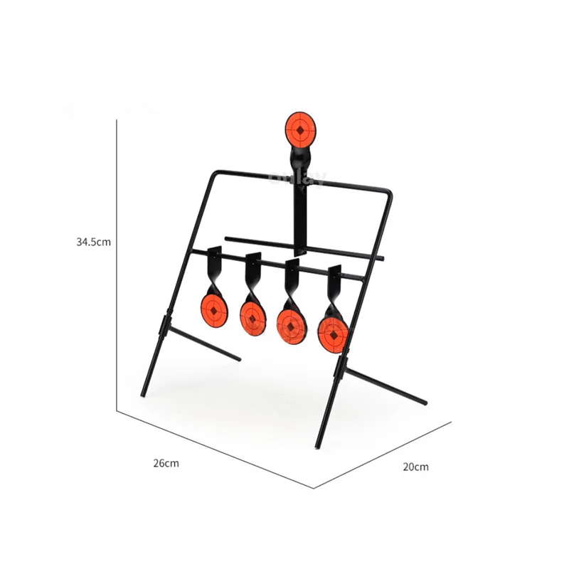 Top Quality Tactical Metal Steel Rotate Archery Shooting Foam Target Splatter for Hunting Outdoor