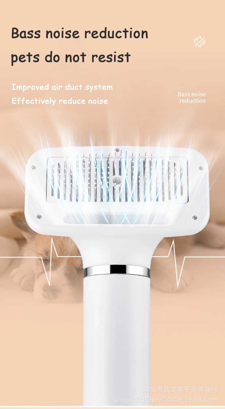 Dog Dryer 110v 220v 2in1 Comb Pet Hair Dryers Cat Puppy Grooming Dogs