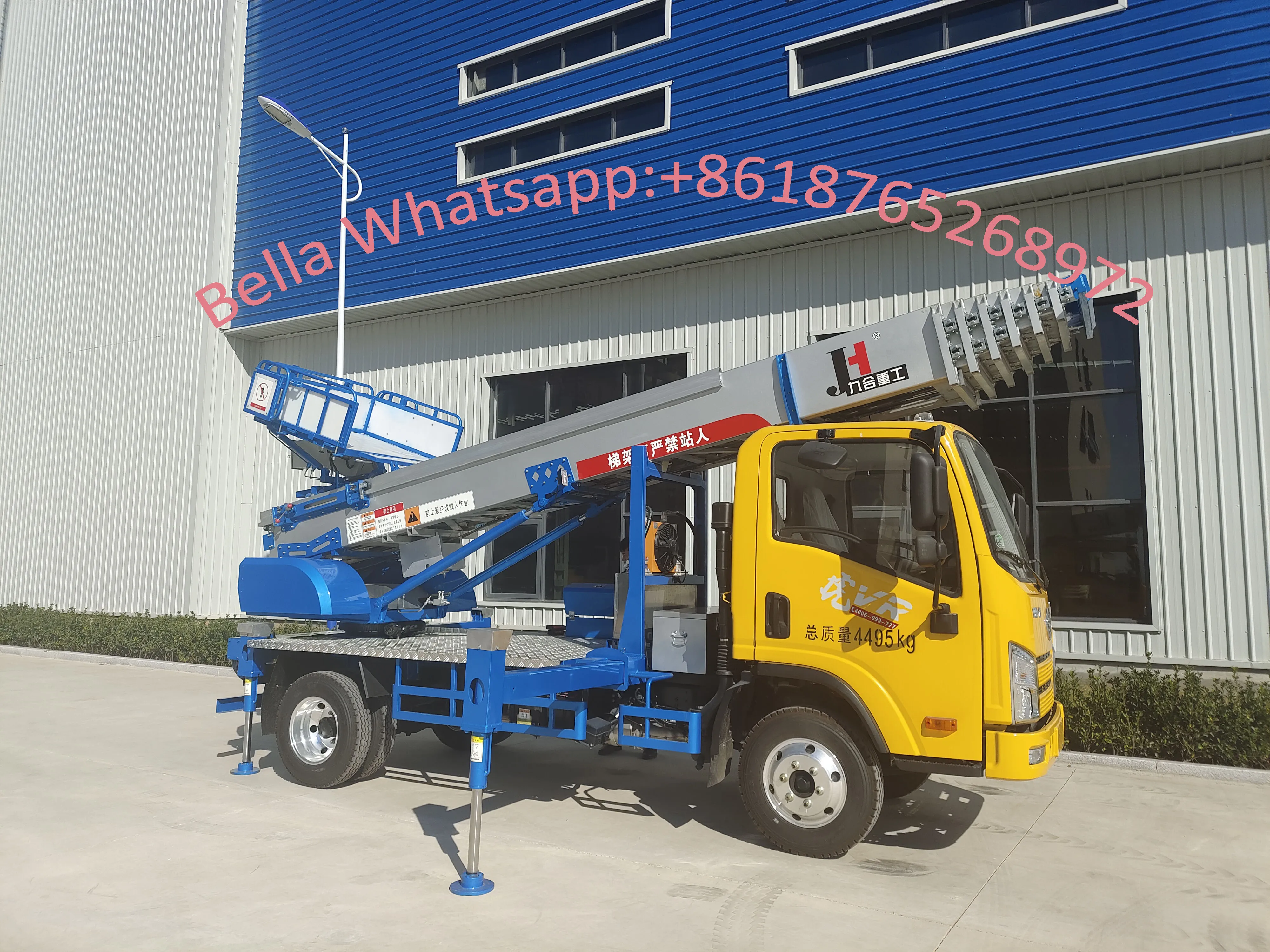 32m 36m 45m 65m Skylift Furniture Lift Ladder Lift Truck Aerial Ladder Lift Truck For Moving Ladder Bucket Aerial Truck 6
