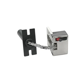 Zinc alloy security chain door guard with bolt
