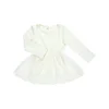 Tulle en dentelle crème