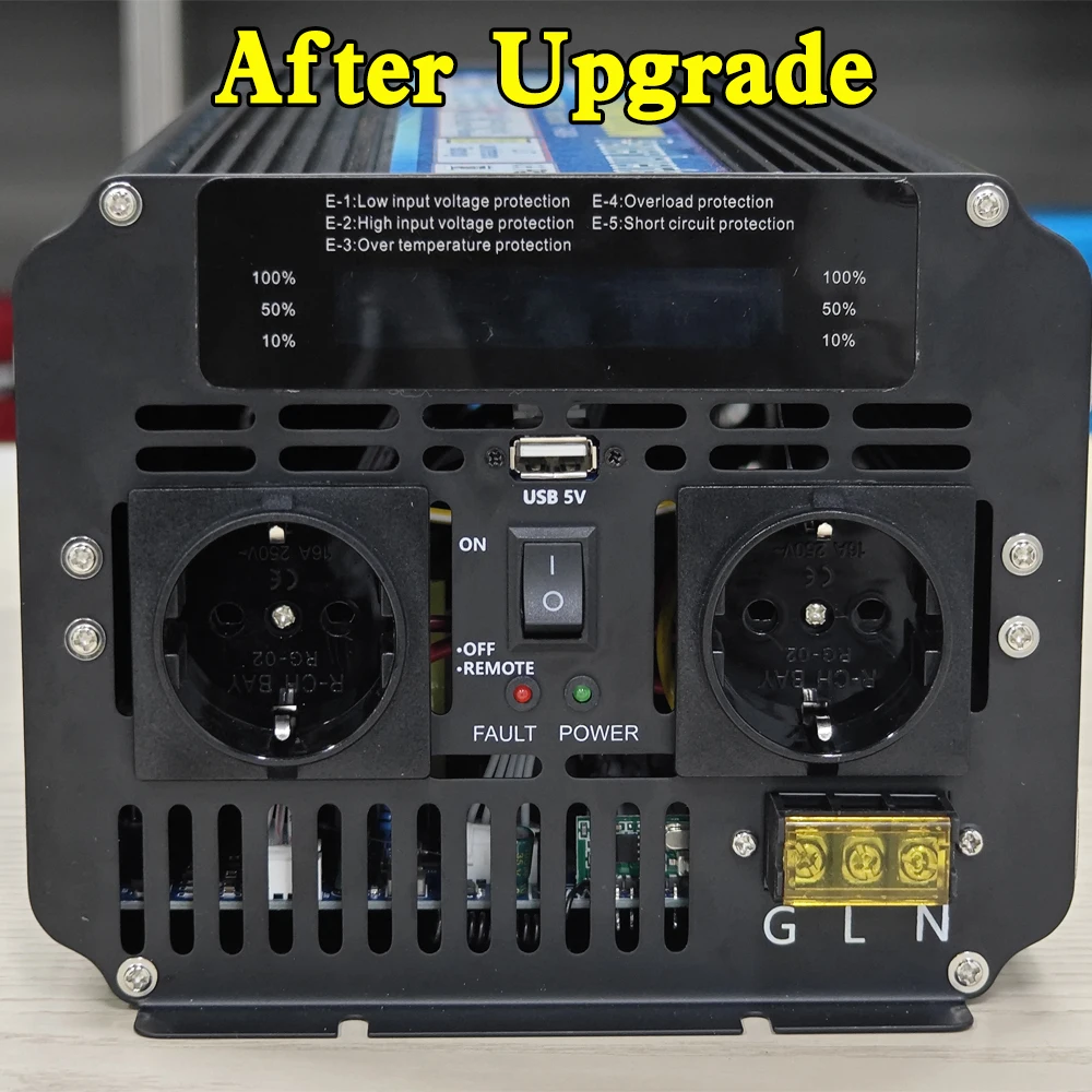 Lvyuan 4000w 8000w Car Converter Usb Output Inverter Charger 12v Dc