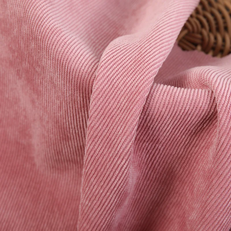 90%polyster 8%nylon 2%spandex 200gsm 16w Corduroy Fabric for shirt lining