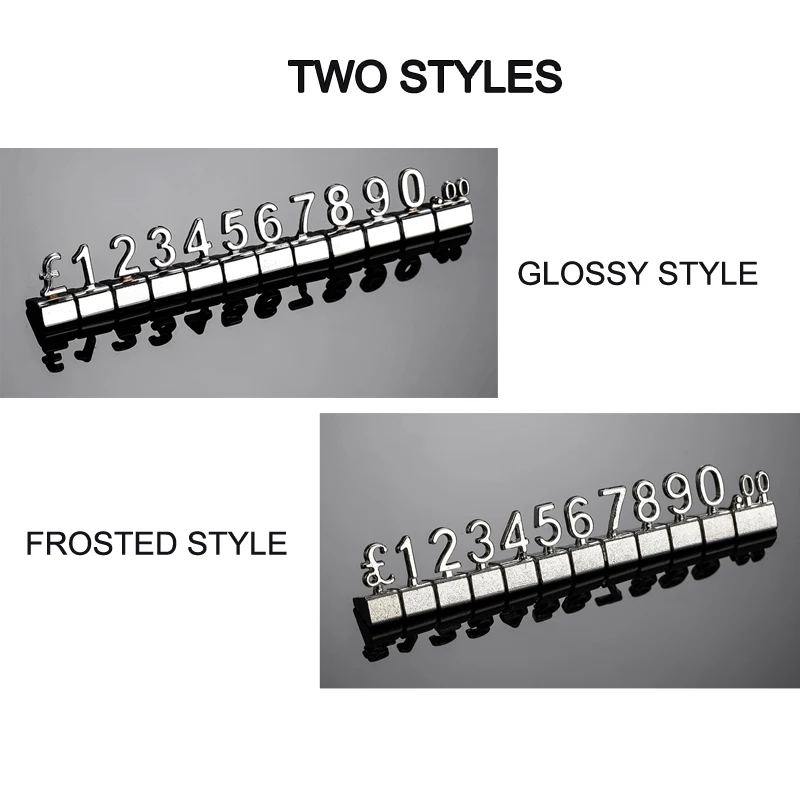 Modern Gold-Plated Metal Price Tag Display Countertop Organizer for Durable Shelving for Jewelry Cosmetics Stackable