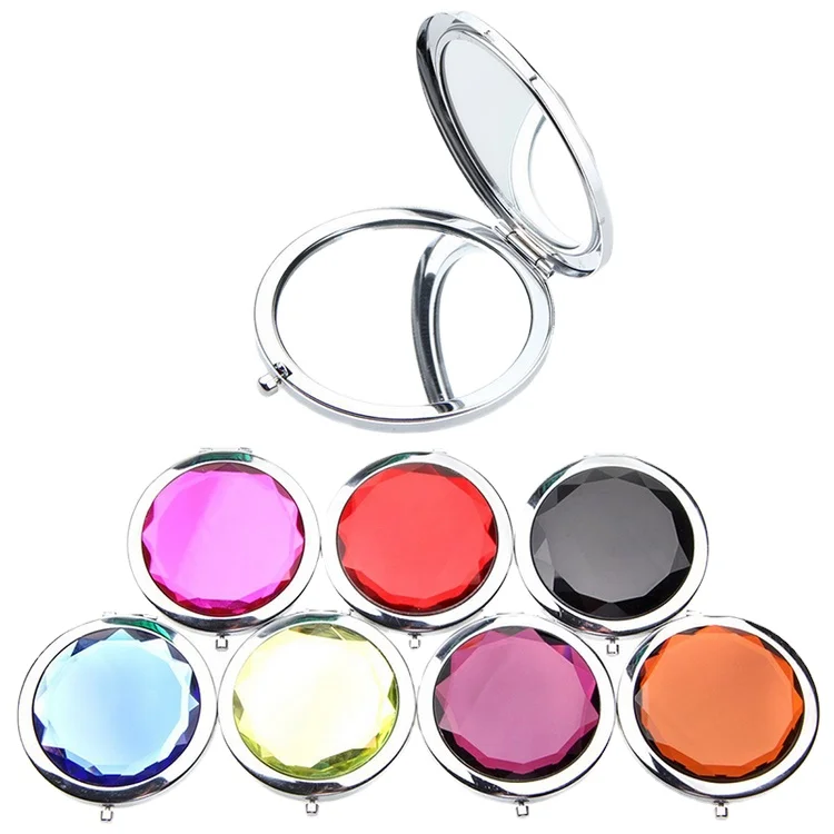 Download Promotional Crystal Mirror Foldable Round Compact Mirror Small Metal Makeup Pocket Mirror Buy Makeup Mirror Pocket Mirror Compact Mirror Product On Alibaba Com