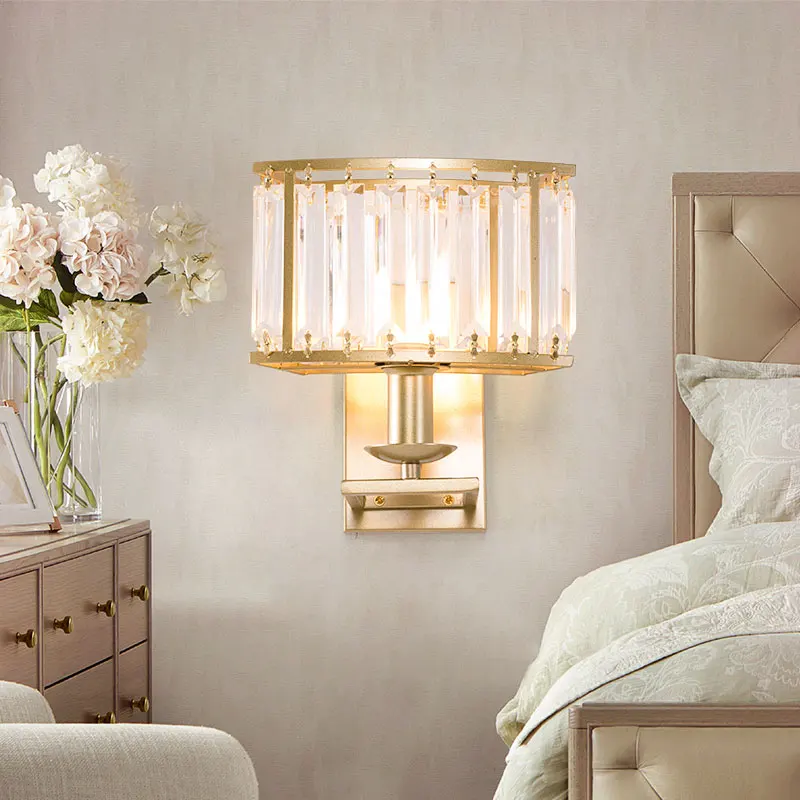 Özel K9 Kristal Duvar Meşalesi Aydınlatma Fabrika Fiyatı LED Duvar Lambası Aksesuarı Yatak Odası Oturma Odası Gece Masası için Duvar Işıkları