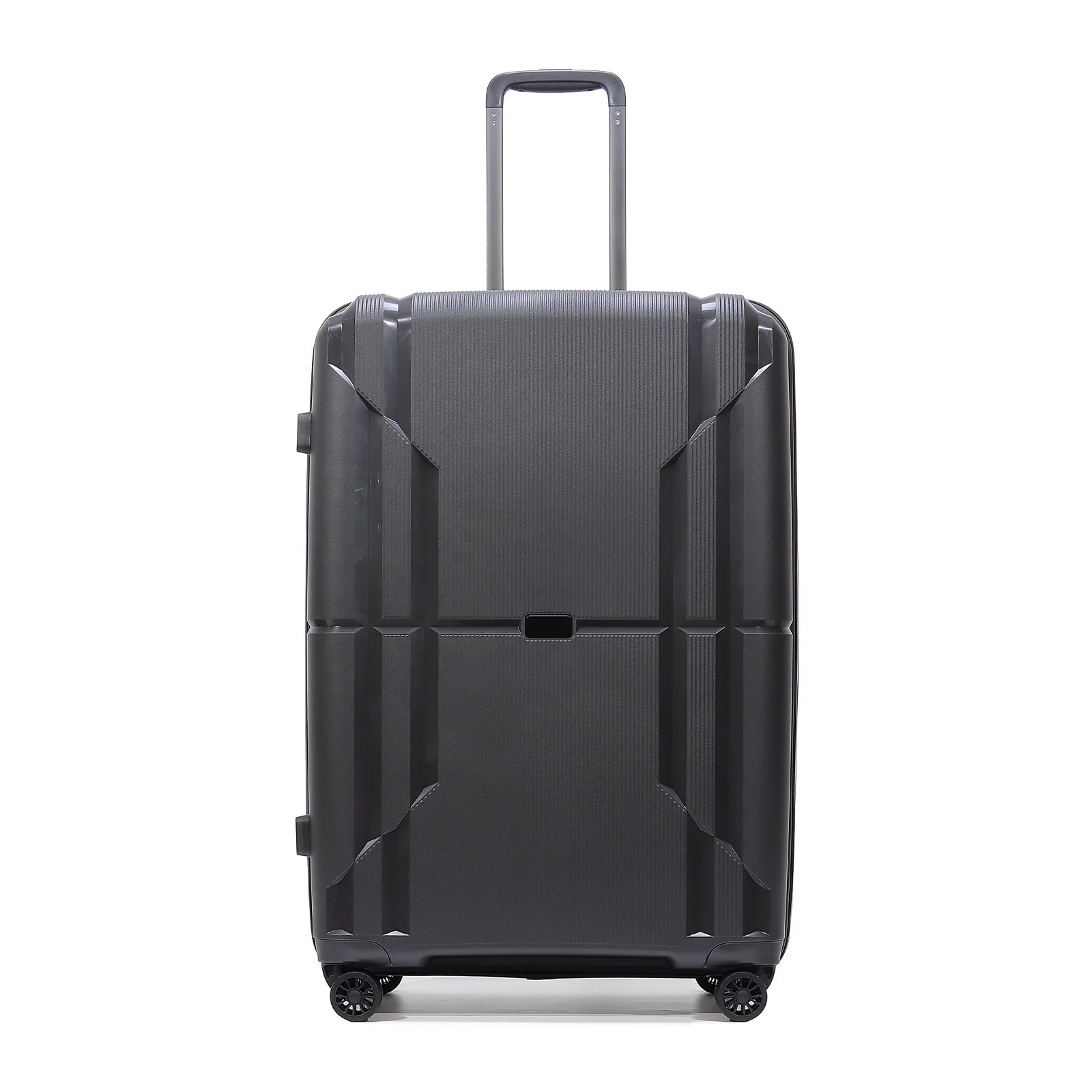 Заводские цветные прочные полипропиленовые чемоданы-тележки Vali