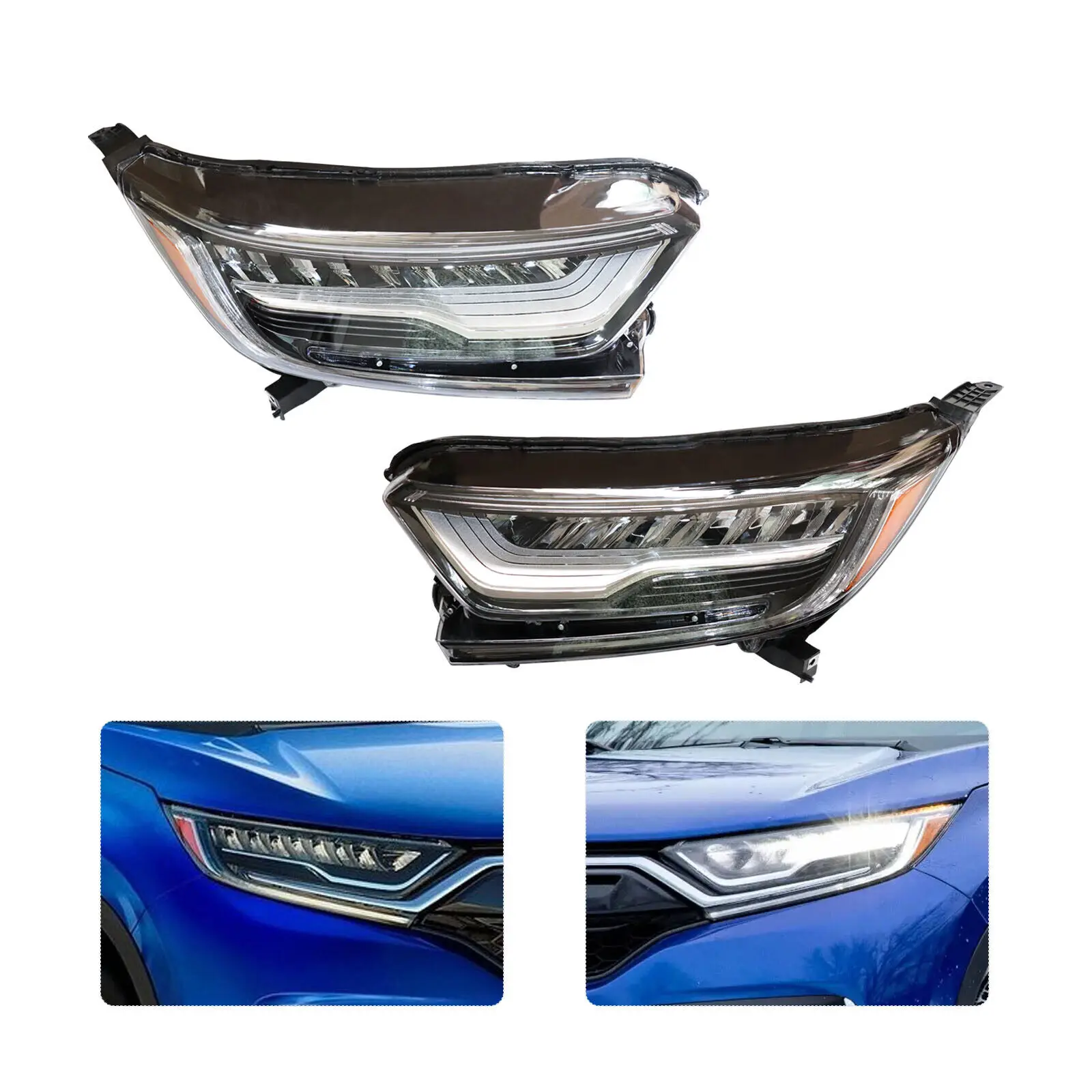 RH Halogen Headlight Lamp Fit Honda CRV 2017-2021 Passenger Side 33100-TLA-A01 e RH Halogen Headlight Lamp Fit Honda CRV 2017-2021 Passenger Side 33100-TLA-A01 e