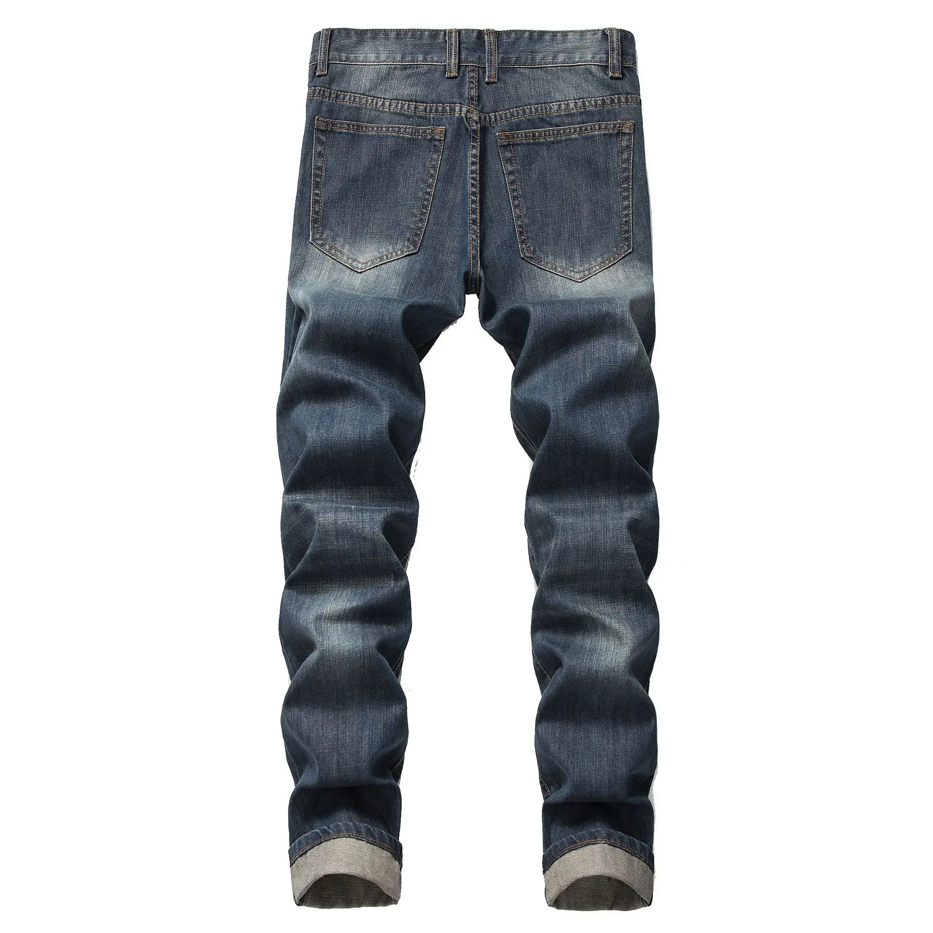 Wholesale Damage With Hole Ripped Trousers Skinny Hole Ripped Jeans Men
