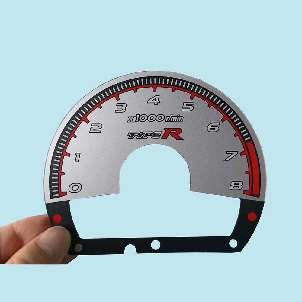 Custom Screen Printing 2d Automotive Dashboard Speedometer Tachometer