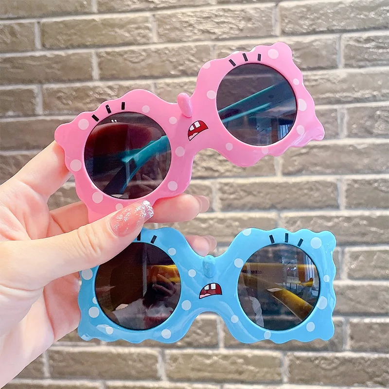 cartoon spongebob square pants kinder sonnenbrille silikon niedlich  persönlichkeit design sonnenbrille uv400
