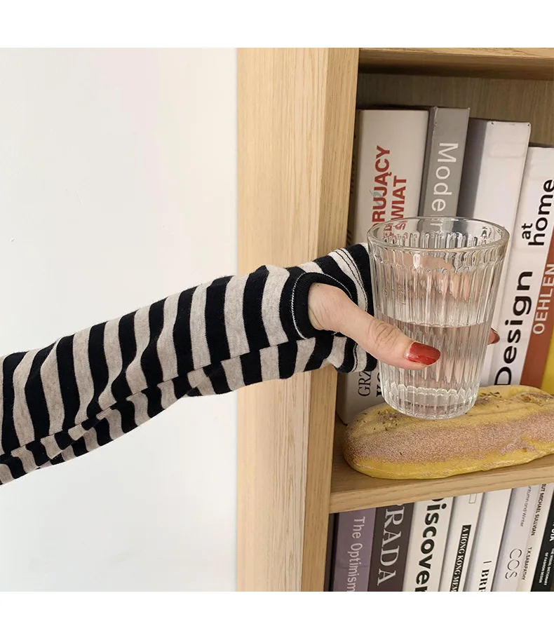 Best Price Round Neck Casual 100% cotton Custom Printed Knitted Long Sleeve Loose Top for Women's Shirts