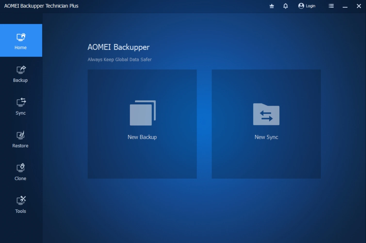 Win Send Download Link Data System Backup Software Aomei Backupper Tech Plus