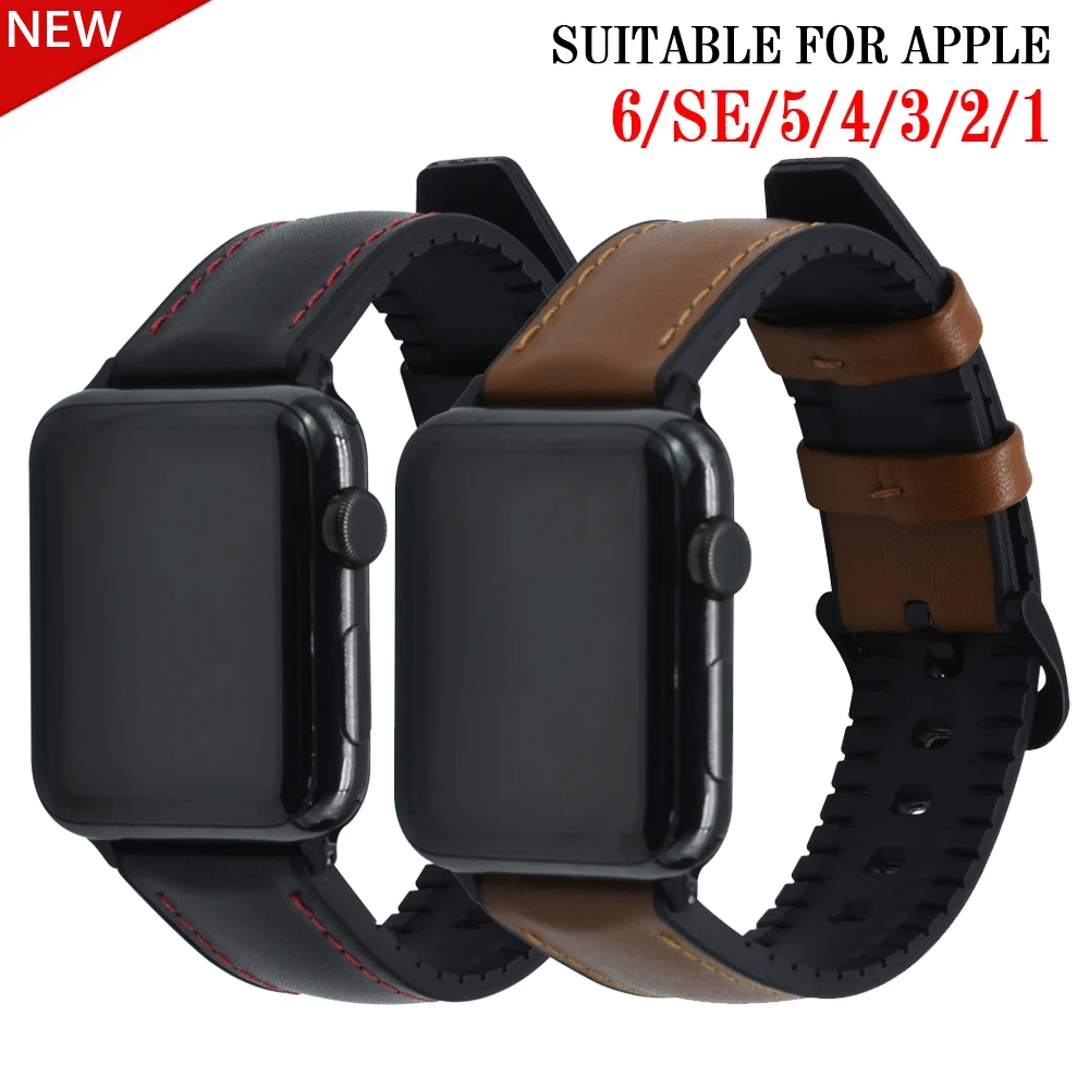Natobelt Two Pieces Vintage Genuine Leather Apple Watch Band Zulu Loop  Smart Watch Straps For Apple Watch Series 3 4 5 - Buy Luxury Apple Watch  Band Leather Straps Series 3 4