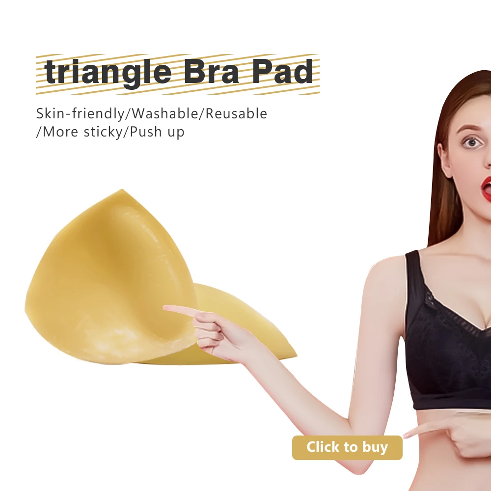 Reusable Silicone Adhesive Push Up Bra Double Sided Sticky Padded Bra
